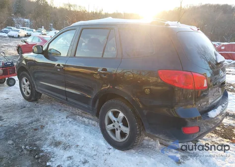 2008 Hyundai Santa Fe Gls z USA, uszkodzony, nr VIN 5NMSG73D48H185192